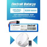 Electroll Eufy Inr18650m26-4s2p Uyumlu Batarya (Orijinal Kapasite) 5200mah Pil Robot Süpürge Batarya Değişimi