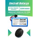Electroll Eufy Robovac 11s T2108 Uyumlu Batarya (ULTRA YÜKSEK KAPASİTE) 3200mah Pil Robot Süpürge Batarya Değişimi
