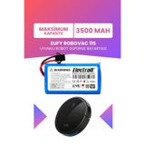 Electroll Eufy Robovac 11S Uyumlu Batarya (Maksimum Kapasite) 3500MAH Pil Robot Süpürge Batarya