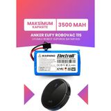 Electroll Eufy Robovac 11S Uyumlu Batarya (Maksimum Kapasite) 3500MAH Robot Süpürge Bataryası Değişim