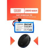 Electroll Eufy Robovac 11S Uyumlu Batarya (Yüksek Kapasite) 2800MAH Pil Robot Süpürge Batarya Değişimi