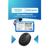 Electroll Eufy Robovac 15C Uyumlu Batarya (Orjinal Kapasite) 2600MAH Pil Robot Süpürge Batarya Değişimi