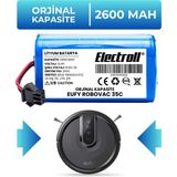 Electroll Eufy Robovac 35c Uyumlu Batarya (ORJİNAL KAPASİTE) 2600mah Pil Robot Süpürge Batarya Değişimi