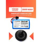 Electroll Eufy Robovac G30 Uyumlu Batarya (Yüksek Kapasite) 2800MAH Robot Süpürge Batarya Değişimi