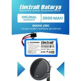 Electroll Goovi J10c Uyumlu Batarya (Orijinal Kapasite) 2600mah Pil Robot Süpürge Batarya Değişimi