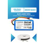 Electroll Homend Alex Laser 1281H Uyumlu Batarya (Orjinal Kapasite) 2600MAH Pil Robot Süpürge Bataryası