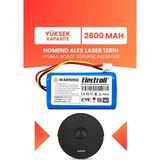 Electroll Homend Alex Laser 1281H Uyumlu Batarya (Yüksek Kapasite) 2800MAH Pil Robot Süpürge Bataryası