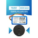 ELECTROLL Homend Alex Laser 1282h Robot Süpürge Bataryası ( KAPASİTE) 2600mah Robot Süpürge Pil
