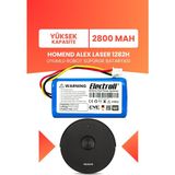 Electroll Homend Alex Laser 1282h Robot Süpürge Bataryası (YÜKSEK KAPASİTE) 2800mah Robot Süpürge Pil