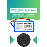 Electroll Homend Alex Laser 1282H Uyumlu Batarya (Ultra Yüksek Kapasite) 3200MAH Pil Robot Süpürge Bataryası