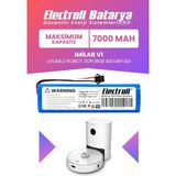 Electroll Imilab V1 Uyumlu Batarya (Maksimum Kapasite) 7000MAH Pil Robot Süpürge Bataryası Değişimi CMSDJ707A
