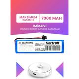 Electroll Imilab V1 Uyumlu Batarya (Maksimum Kapasite) 7000MAH Pil Robot Süpürge Bataryası Değişimi CMSDJ707A