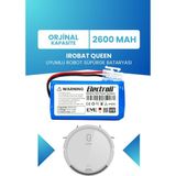 Electroll Irobat Queen Uyumlu Batarya (Orijinal Kapasite) 2600mah Pil Robot Süpürge Batarya Değişimi