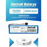 Electroll Lenovo Lr1 Uyumlu Batarya (Orijinal Kapasite) 5200mah Pil Robot Süpürge Batarya Değişimi