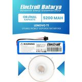 Electroll Lenovo T1 Uyumlu Batarya (Orijinal Kapasite) 5200MAH Pil Robot Süpürge Bataryası Değişimi