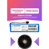 Electroll Lenovo T1S Pro Uyumlu Batarya (Maksimum Kapasite) 7000MAH Pil Robot Süpürge Bataryası Değişimi