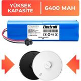 Electroll Lydsto R1 Batarya (YÜKSEK KAPASİTE) 6.400mah Pil Akıllı Robot Süpürge Batarya Değişimi