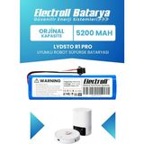Electroll Lydsto R1 Pro Uyumlu Robot Süpürge Bataryası 5200mah Orijinal Kapasite Değişimi