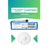 Electroll Lydsto R1 Vacuum Uyumlu Batarya (Ultra Yüksek Kapasite) 6400MAH Pil Robot Süpürge Bataryası Değişim