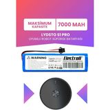 Electroll Lydsto S1 Pro Uyumlu Batarya (Maksimum Kapasite) 7000MAH Pil Robot Süpürge Bataryası Değişimi