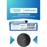 Electroll Lydsto S1 Pro Uyumlu Batarya (Standart Kapasite) 5200MAH Pil Robot Süpürge Bataryası Değişimi
