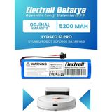Electroll Lydsto S1 Pro Uyumlu Batarya (Standart Kapasite) 5200MAH Pil Robot Süpürge Bataryası Değişimi