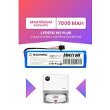 Electroll Lydsto W2 Plus Uyumlu Batarya (Maksimum Kapasite) 7000MAH Pil Robot Süpürge Bataryası Değişimi