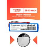 Electroll Medion MD18500 Uyumlu Batarya (Yüksek Kapasite) 2800MAH Pil Robot Süpürge Bataryası Değişimi