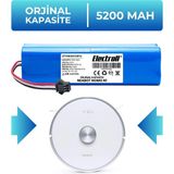 Electroll Neabot Nomo N1 Batarya (ORJİNAL KAPASİTE) 5200mah Pil Akıllı Robot Süpürge Batarya Değişimi - 1 Adet