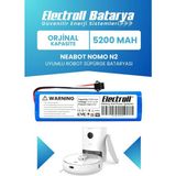 Electroll Neabot Nomo N2 Batarya (Orijinal Kapasite) 5200mah Pil Akıllı Robot Süpürge Batarya Değişimi