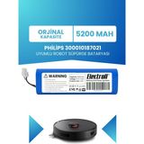 Electroll Philips 300010187021 Uyumlu Batarya (Orijinal Kapasite) 5200MAH Pil Robot Süpürge Bataryası Değişimi