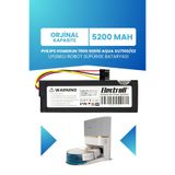 ELECTROLL Philips Homerun 7000 Serisi Aqua Xu7100/02 Batarya (STANDART KAPASİTE) 5200mah Robot Süpürge Pili