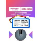 Electroll Proscenic 820S Uyumlu Batarya (Maksimum Kapasite) 3500MAH Pil Robot Süpürge Bataryası Değişimi