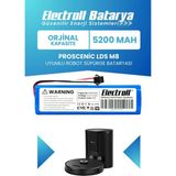 Electroll Proscenic Lds M8 Pro Uyumlu Batarya (Orijinal Kapasite) 5200MAH Pil Robot Süpürge Batarya Değişimi - 1 Adet