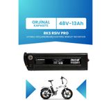 ELECTROLL RKS RSIV PRO Uyumlu 48V 13Ah Güçlendirilmiş Elektrikli Bisiklet Bataryası