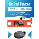 Electroll Roborock E4 Uyumlu Batarya (Orijinal Kapasite) 5200MAH Pil Kutulu Robot Süpürge Bataryası Değişimi