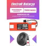 Electroll Roborock Q5 Uyumlu Batarya (MAKSİMUM KAPASİTE) 7000mah Pil Robot Süpürge Batarya Değişimi - 1 Adet