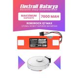 ELECTROLL Roborock Q7 Max Uyumlu Batarya (MAKSİMUM KAPASİTE) 7000mah Robot Süpürge Bataryası Değişimi
