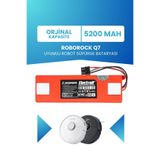 ELECTROLL Roborock Q7 Uyumlu Batarya (ORJİNAL KAPASİTE) 5200mah Pil Kutulu Robot Süpürge Bataryası Değişimi