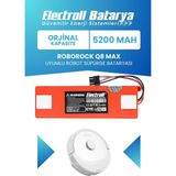 Electroll Roborock Q8 Max Uyumlu Batarya (Orijinal Kapasite) 5200MAH Kutulu Robot Süpürge Bataryası Değişimi