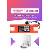 Electroll Roborock Qrevo Pro Uyumlu Batarya (Maksimum Kapasite) 7000MAH Kutulu Robot Süpürge Pil Değişimi