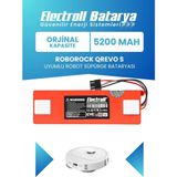 Electroll Roborock Qrevo S Uyumlu Batarya (Orijinal Kapasite) 5200MAH Pil Robot Süpürge Batarya Değişimi
