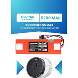 Electroll Roborock S5 Max Uyumlu Batarya 5200MAH Robot Süpürge Batarya Değişimi Aksesuar - 1 Adet