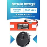 Electroll Roborock S5 Max Uyumlu Batarya (Orijinal Kapasite) 5200MAH Pil Robot Süpürge Batarya Değişimi
