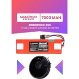 Electroll Roborock S55 Uyumlu Batarya (MAKSİMUM KAPASİTE) 7000mah Pil Robot Süpürge Batarya Değişimi - 1 Adet
