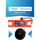 Electroll Roborock S55 Uyumlu Batarya (Orjinal Kapasite) 5200MAH Pil Kutulu Robot Süpürge Bataryası Değişimi