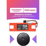 Electroll Roborock S6 Maxv Uyumlu Batarya (MAKSİMUM KAPASİTE) 7000mah Kutulu Robot Süpürge Pil Değişimi - 1 Adet
