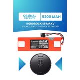 ELECTROLL Roborock S6 Maxv Uyumlu Batarya (ORJİNAL KAPASİTE) 5200mah Kutulu Robot Süpürge Pil Değişimi