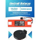 Electroll Roborock S7 Max V Uyumlu Batarya (Orijinal Kapasite) 5200mah Pil Robot Süpürge Batarya Değişimi - 1 Adet
