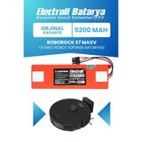 ELECTROLL Roborock S7 Maxv Uyumlu Batarya (Orijinal Kapasite) 5200mah Kutulu Robot Süpürge Pil Değişimi